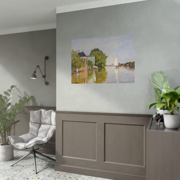 92408-206.jpg Houses on the Achterzaan by Claude Monet Poster