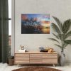 92408-226.jpg Dandelion Sunset Sillhouette Floral Poster