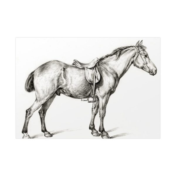 92408-228.jpg Standing horse by Jean Bernard Poster