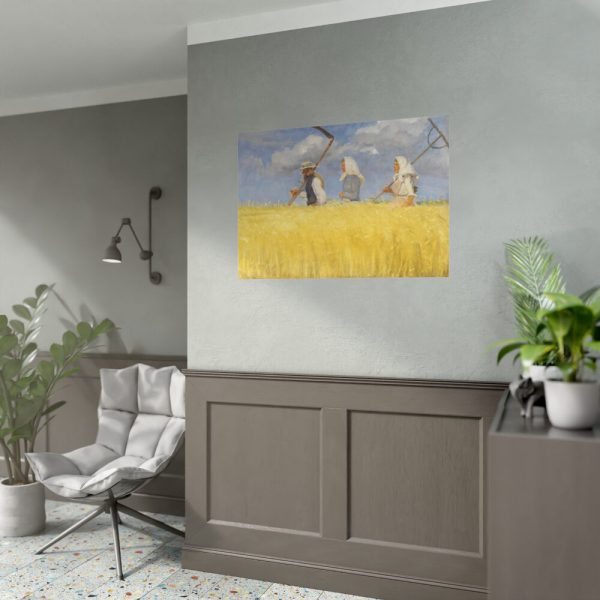 92408-23.jpg Anna Ancher's Harvesters Poster