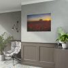 Red Poppies in the Sunset Poster