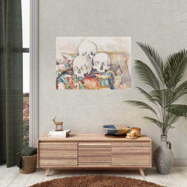92408-256.jpg The Three Skulls by Paul Cézanne Poster
