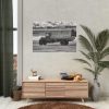 Old Truck Blake and White Poster