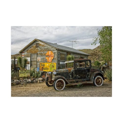 92408-285.jpg Arizona Antique Store Shop Oldster Car Poster