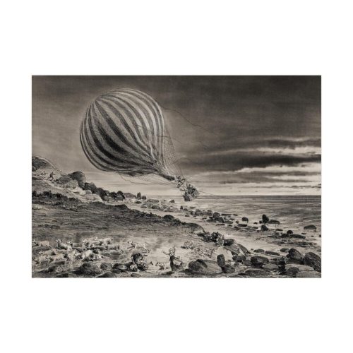 Descent of the Balloon Neptune Poster