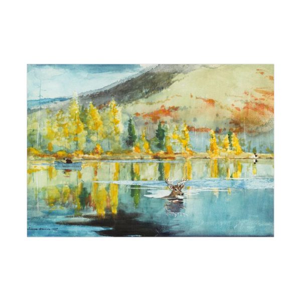 92408-315.jpg An October Day by Winslow Homer Poster