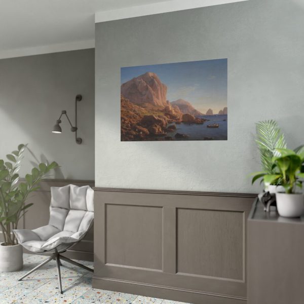 92408-59.jpg A Rocky Coast by Christen Købke Poster