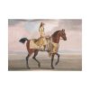 A Chestnut Horse at Exercise Poster