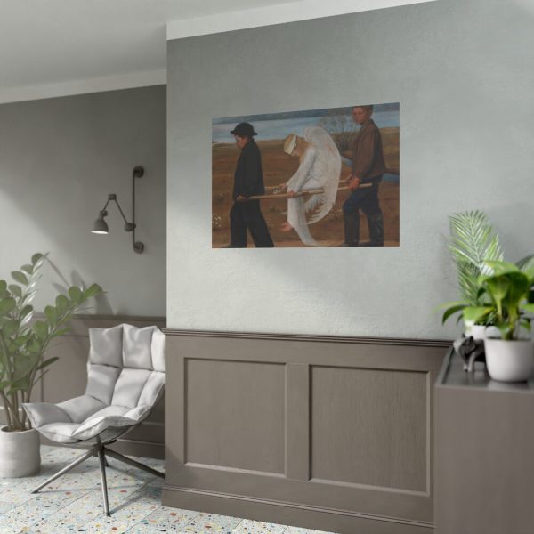 92408-74.jpg The Wounded Angel by Hugo Simberg Poster