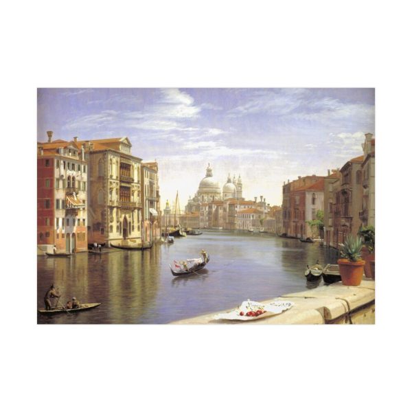 92408-78.jpg View of the Grand Canal, Venice by P. C. Skovgaard Poster