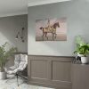 A Chestnut Horse at Exercise Poster