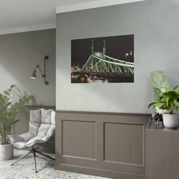 92408-95.jpg Budapest Liberty Bridge Franz Joseph Poster