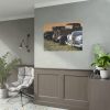 Antique Trucks and Cars Along the Road Poster