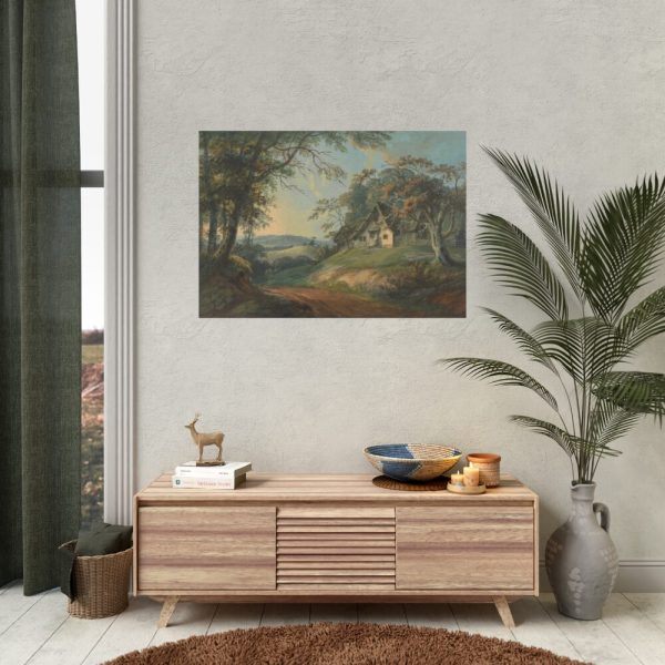92409-1.jpg Cottage in a Landscape Poster