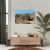 92409-109.jpg Oldtimer Wreck Rusty Truck Historic Desert California Poster