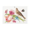 92409-114.jpg Ilustration of a Bouquet of Two Carnations Poster