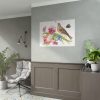 92409-116.jpg Ilustration of a Bouquet of Two Carnations Poster