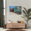 Vintage Truck on the Beach Poster
