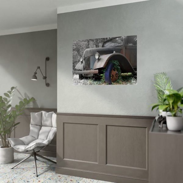 92409-134.jpg Deserted Old Broken Truck Poster