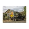 92409-159.jpg Vintage Truck by the Hut in Desert Poster