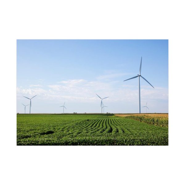92409-171.jpg Wind Turbines in Rural Missouri Poster