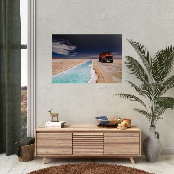 Truck on Salinas Grandes Poster