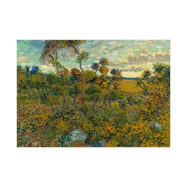 92409-195.jpg Sunset at Montmajour by Vincent van Gogh Poster