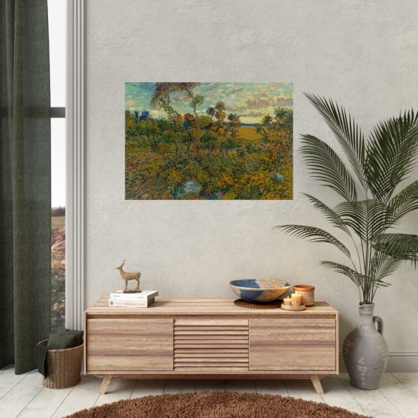 92409-196.jpg Sunset at Montmajour by Vincent van Gogh Poster