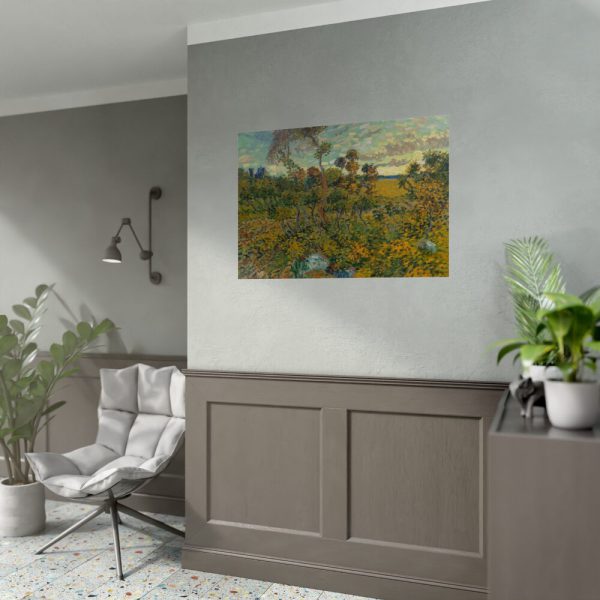 92409-197.jpg Sunset at Montmajour by Vincent van Gogh Poster