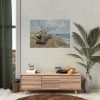 92409-199.jpg Fishing Boats on the Beach at Saintes-Maries by Vincent van Gogh Poster