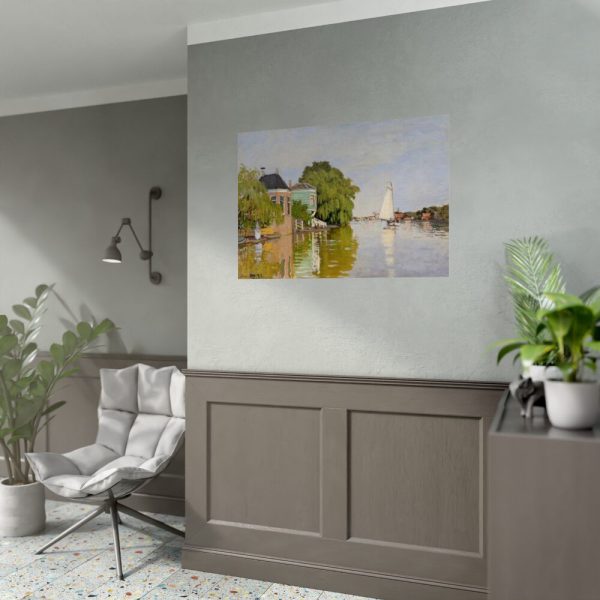 92409-206.jpg Houses on the Achterzaan by Claude Monet Poster