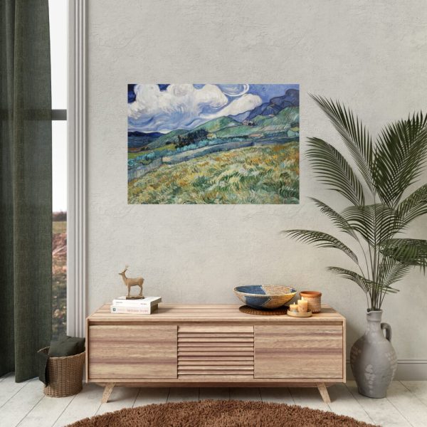92409-214.jpg Landscape from Saint-Rémy by Vincent van Gogh Poster