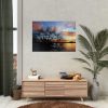 92409-226.jpg Dandelion Sunset Sillhouette Floral Poster
