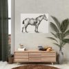 92409-229.jpg Standing horse by Jean Bernard Poster