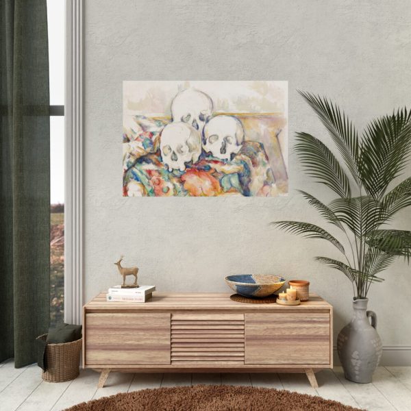 92409-256.jpg The Three Skulls by Paul Cézanne Poster
