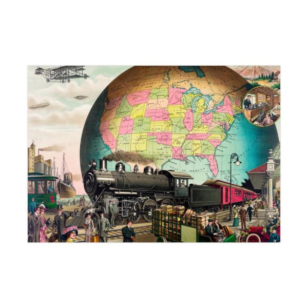 Twentieth Century Transportation by E.S Yate Poster