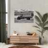 Old Truck Blake and White Poster