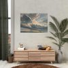 92409-295.jpg Study of Clouds with a Sunset by Simon Alexandre Clément Denis Poster