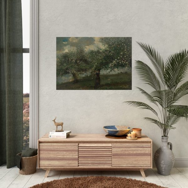 92409-310.jpg Girl Picking Apple Blossoms by Winslow Homer Poster