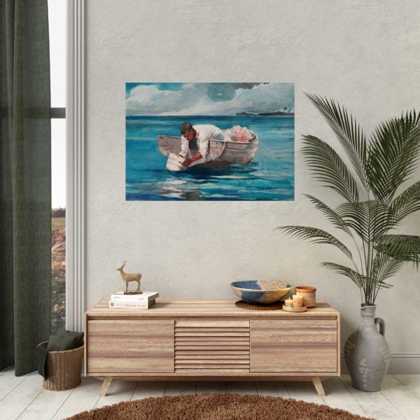 92409-328.jpg The Water Fan by Winslow Homer Poster