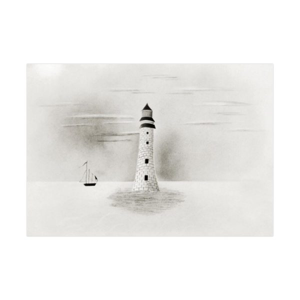92409-33.jpg Eddystone Lighthouse by Mary Altha Nims Poster
