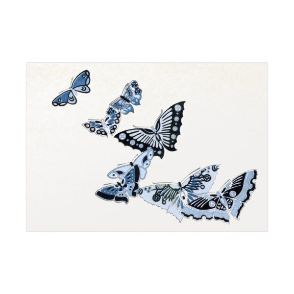 92409-39.jpg Japanese butterfly by Kamisaka Sekka's Cho senshu Poster