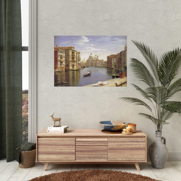 92409-79.jpg View of the Grand Canal, Venice by P. C. Skovgaard Poster