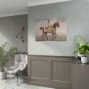 A Chestnut Horse at Exercise Poster