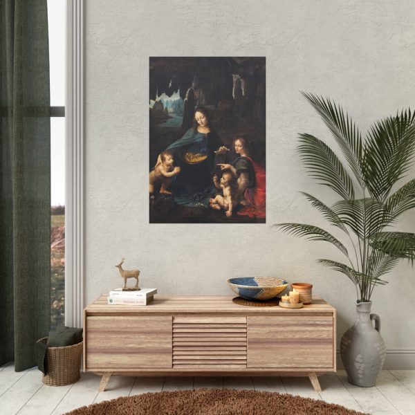 92410-109.jpg The Virgin of the Rocks by Leonardo da Vinci Poster