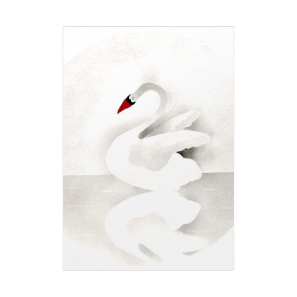 92410-12.jpg Swan by Mary Altha Nims Poster