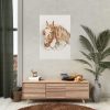 Head of a Horse With Blinkers by Jean Bernard Poster