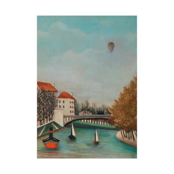 92410-147.jpg Study for View of the Pont de Sèvres by Henri Rousseau Poster