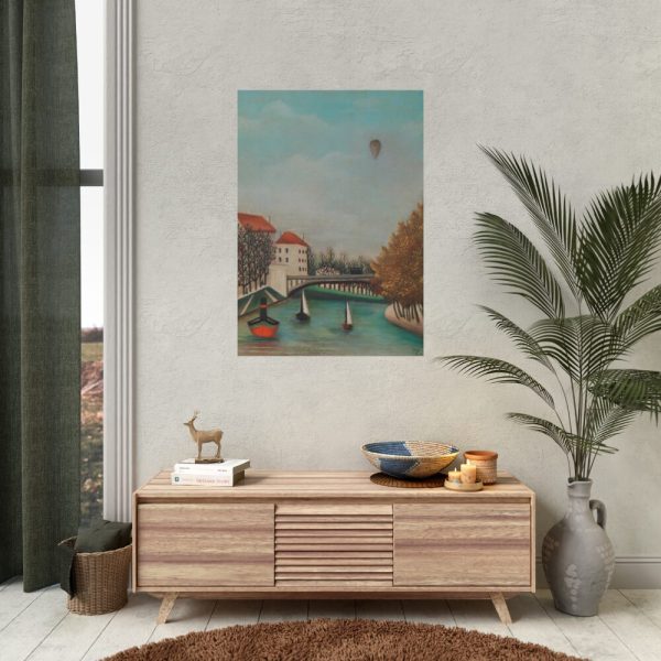 92410-148.jpg Study for View of the Pont de Sèvres by Henri Rousseau Poster