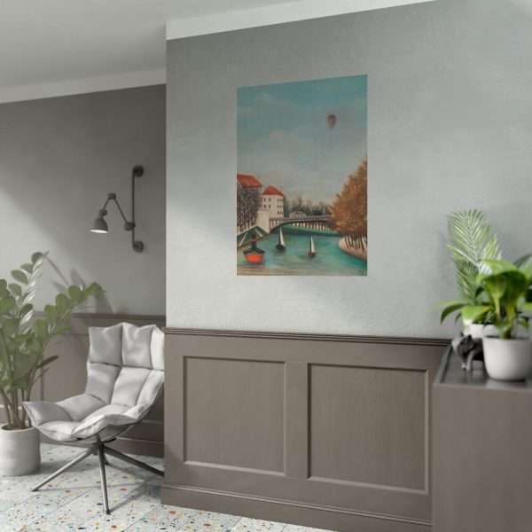 92410-149.jpg Study for View of the Pont de Sèvres by Henri Rousseau Poster